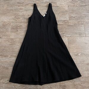 Vince XS wool blend A-Line black dress